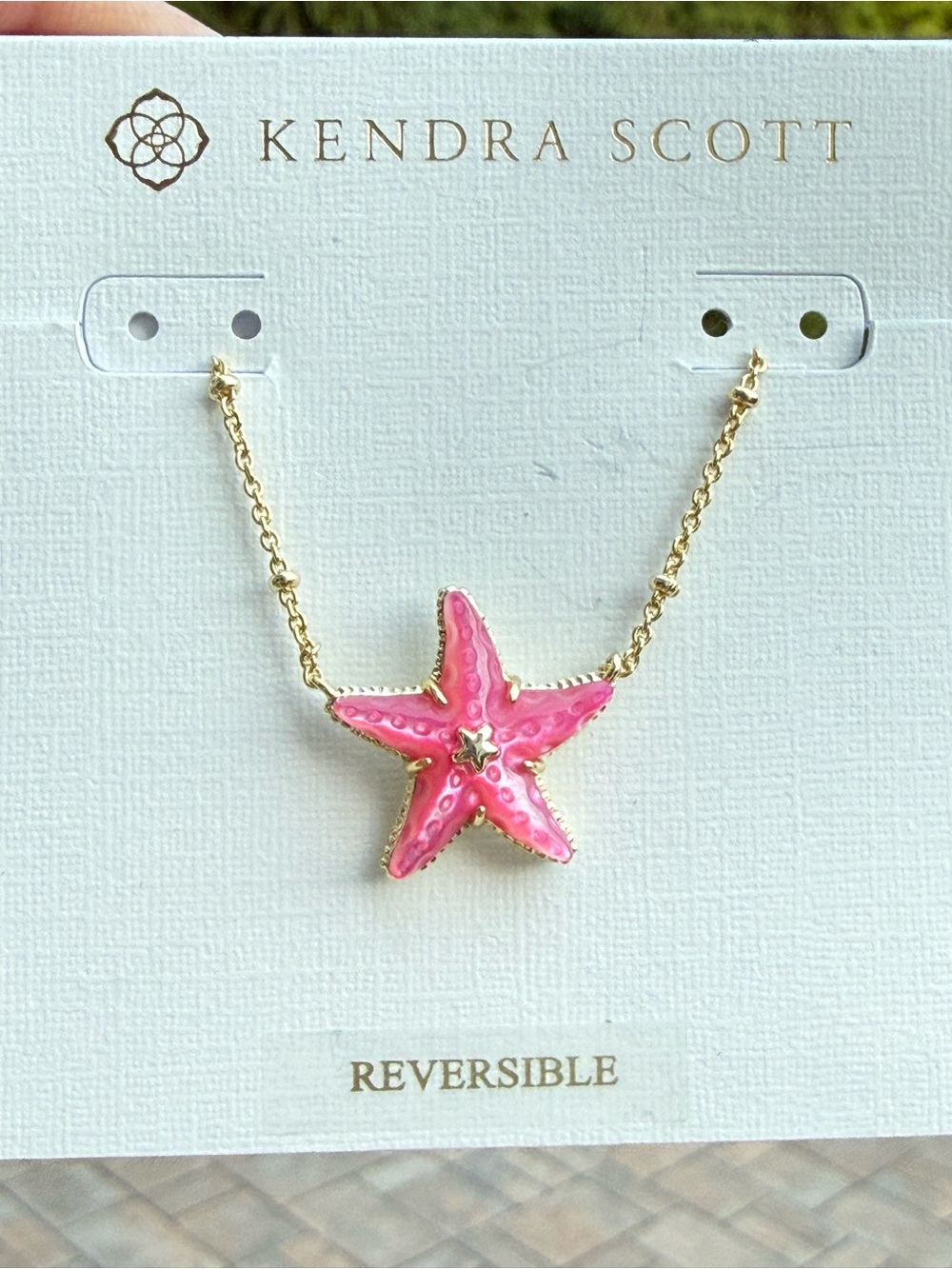 NWT- Kendra Scott Parker Starfish Gold Necklace